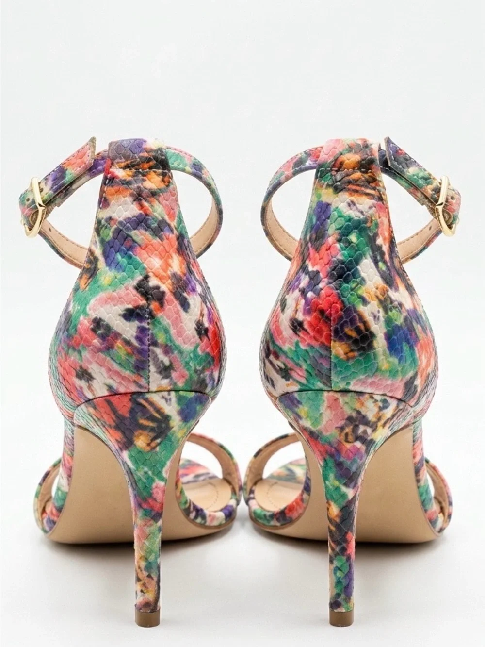 Kelly and Katie Women’a Size 9.5 Kirstie Python Embossed MultiColor